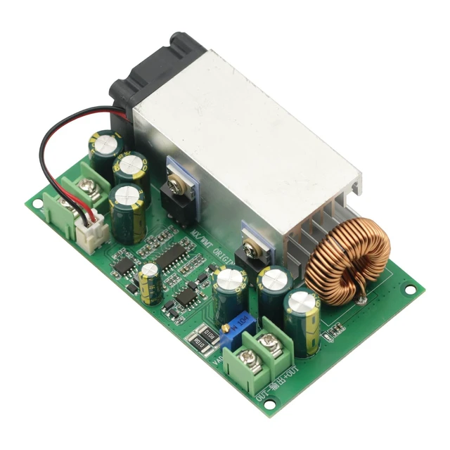 Alt view image 3 of 5 - DC-DC 600W 25A Step Down Power Supply w/Fan Buck Adjustable Voltage Converter Module 12-75V to 2.5-50V