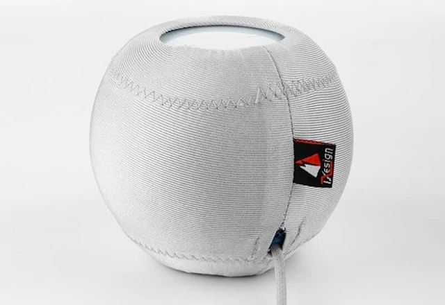 Alt view image 4 of 7 - Protective Cover for Apple Smart Speaker dust Cover Homepod Mini Audio Waterproof Elastic Storage (Black)