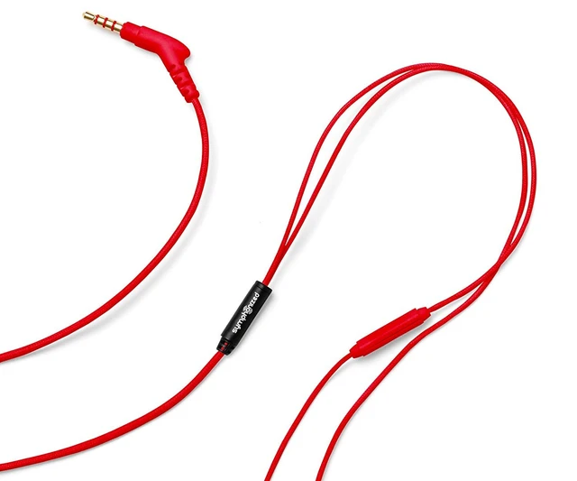 Alt view image 5 of 6 - ALN Premium Genuine Wood in-Ear Noise-isolating Headphones, Earbuds, Earphones with Mic (Red)