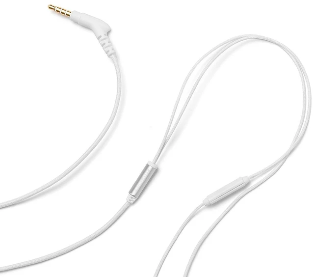 Alt view image 4 of 6 - ALN Premium Genuine Wood in-Ear Noise-isolating Headphones, Earbuds, Earphones with Mic (White)