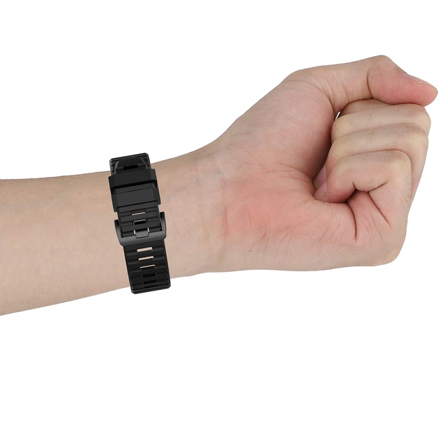 Alt view image 7 of 7 - Band for Garmin Approach S60/S62/S70 47mm, Quickfit 22mm Watch Band Replacement for Garmin Forerunner 935/945/955/965/745/ Quatix 7/6/5 (No Tracker)