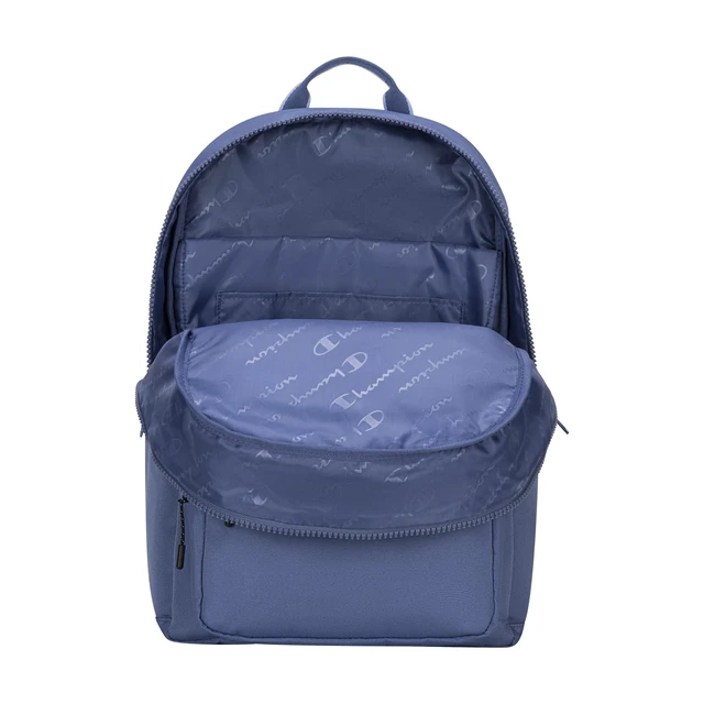 Alt view image 4 of 6 - Steady Laptop Backpack, Seven Seas Blue/Pewter Blue, One Size Padded Adjustable Straps and Water Bottle Pockets