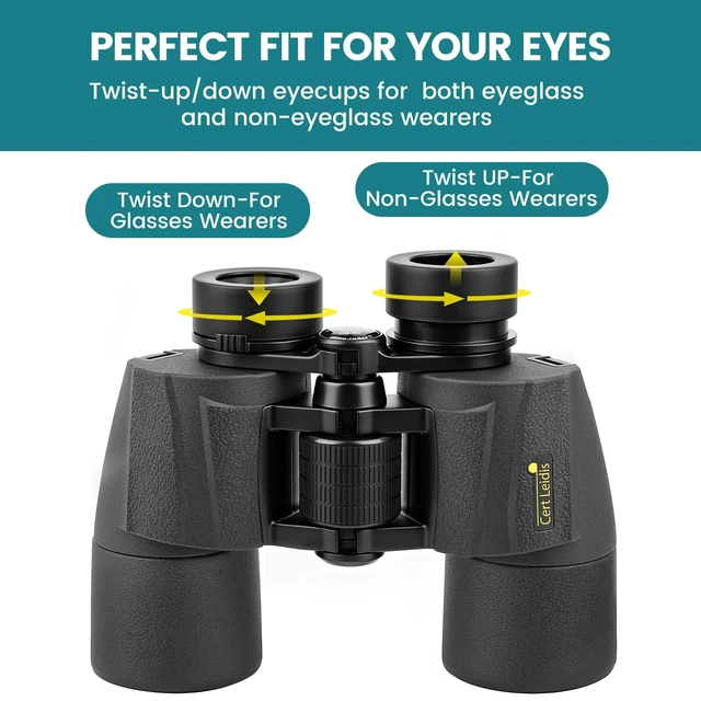 Alt view image 5 of 7 - UHD 8x42 Binoculars for Adults High Powered - IP67 Waterproof Large View, BAK4 Porro Prism, FMC-Coated, Professional for Bird Watching, Cruise Ship, Hunting, Travel, Hiking, Gifts for Men
