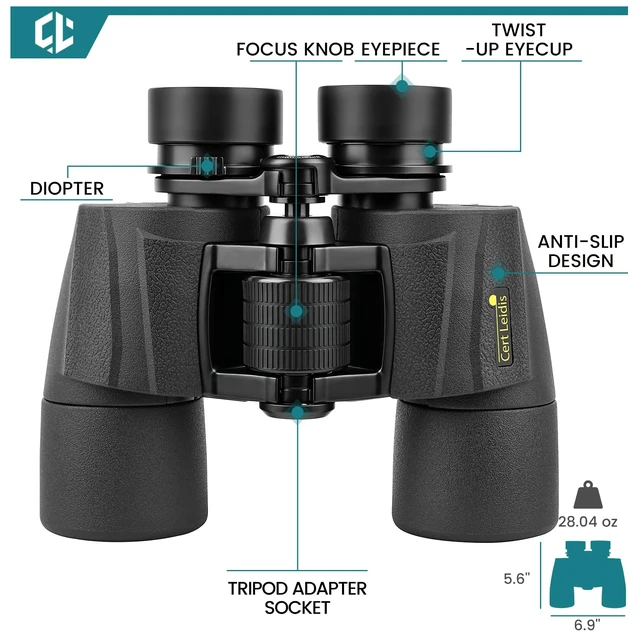 Alt view image 7 of 7 - UHD 8x42 Binoculars for Adults High Powered - IP67 Waterproof Large View, BAK4 Porro Prism, FMC-Coated, Professional for Bird Watching, Cruise Ship, Hunting, Travel, Hiking, Gifts for Men