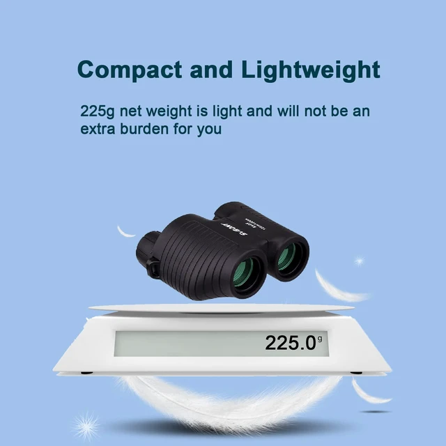 Alt view image 5 of 7 - SV10 8x25 Mini High Powered Binoculars for Adults, Travel, Hiking Bird Watching, Opera Glasses,Scenery Outdoor Camping, FMC Coating, Fixed Focus, Waterproof, Compact Pocket Binoculars