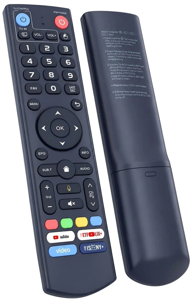 Main image of New V3 Pro Bluetooth Voice Remote Control - Compatible with vSeeBox V1, V2, V3, V5 Pro, V3 Plus, Elite & Max - Bluetooth Smart TV Box Remot with Strong Signal for Enhanced Control