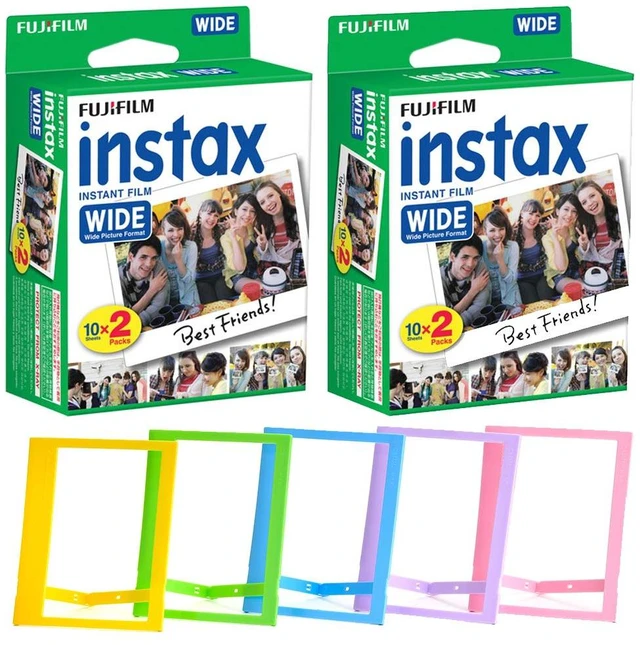 Main image of Fujifilm Instax Wide Instant Film (40 Shots) + Photo Frames â Instax Wide Film Bundle