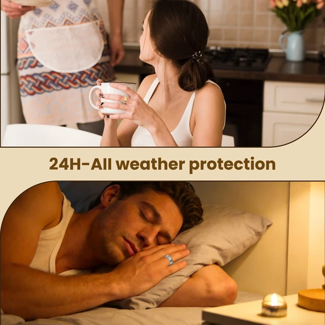 Alt view image 7 of 7 - 10 Pack Cover Compatible with Ultrahuman Ring Air, Ultra-Thin 0.13mm Invisible Protector, Scratch-Resistant Full-Cover Film for Daily Wear (Size M for 11/12/13/14)