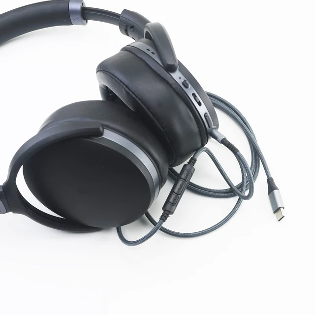 Alt view image 7 of 7 - USB C Audio Cable Compatible with Sennheiser HD400S HD4.40 HD4.40BT HD4.50 HD4.50BTNC Headphone, Remote Volume Mic Compatible with iPhone 17/ Air /16/15/iPad