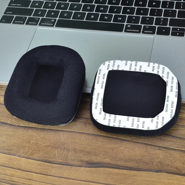 Alt view image 7 of 7 - Replacement A20 Velour Ear Pads and Microphone Foam Cover Ear Cushion Compatible with Astro Gaming A20 Wireless Headset(All Black)