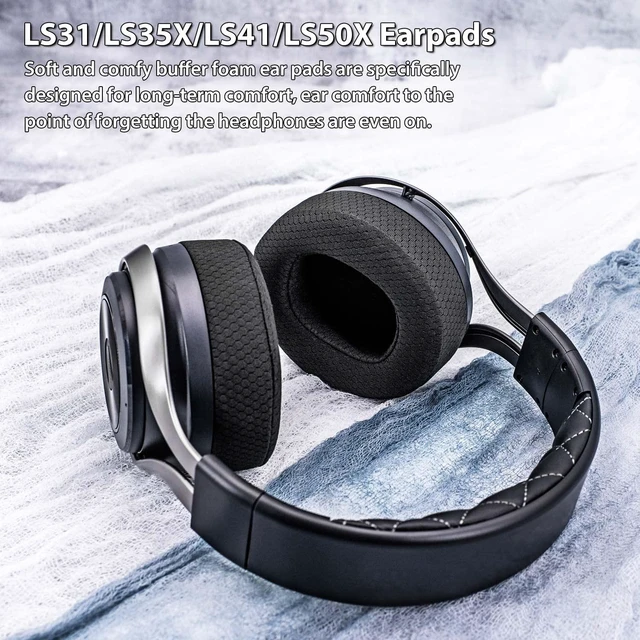 Alt view image 7 of 7 - Earpads Compatible with LS31 LS41 LS35X LS50X Headset with Microphone Foam I Replacement Ear Cushion (Breathable Mesh)