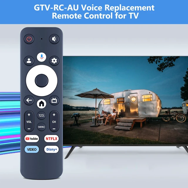 Alt view image 2 of 5 - New GTV-RC-AU Voice Replacement Remote Control for EKO Google TV K320UGT K400UGT K550UGT