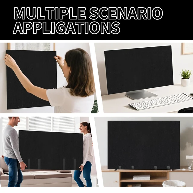 Alt view image 7 of 7 - TV Cover Moving Dust Anti-Scratch TV Screen Cover Fits 70"-75" TV with Bottom Strap for Protection TV Moving Home Renovation Pet Scratch or Other Furniture