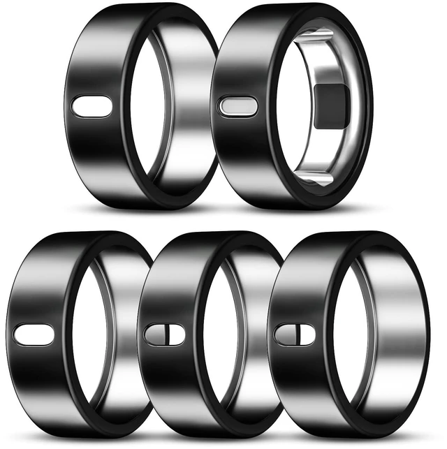 Main image of 5 Pack Ring Cover Compatible with Oura Ring Gen 4, 3 Horizon/Heritage Support Charging with Cover on, Ultra-Thin TPU Protector for Men Women, Size 10