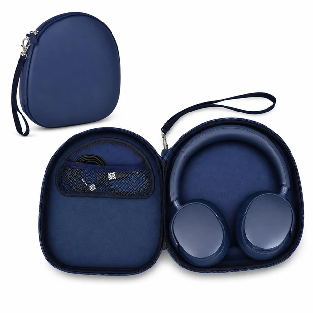 Main image of Headphone Case for JBL Tune 770NC/720BT & Live 770NC/780NC, Blue Hard Shell Headset Case with Accessory Pocket for JBL Wireless Headphones, Commuting and Travel, Box Only