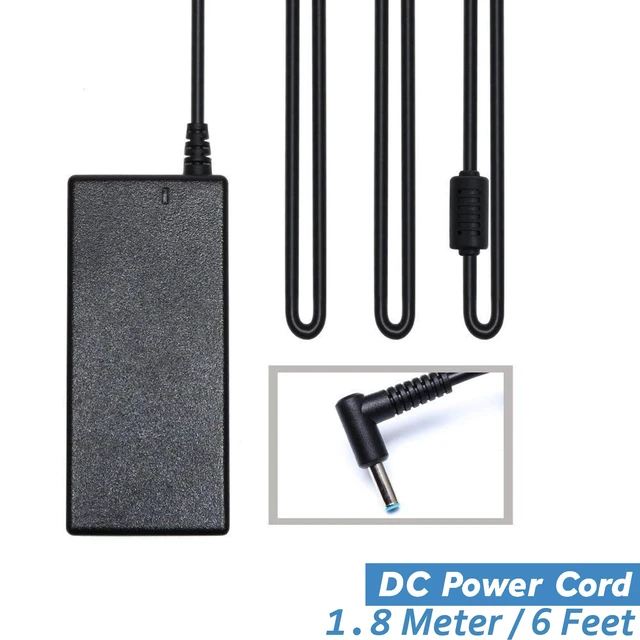 Alt view image 6 of 6 - 45W Charger for HP Stream 11 13 14 X36011-AH 11-AK 11-Y 14-DS 14-AX 14-CB for 11-ah117wm ah131nr ak0020nr ak1061ms ak0080wm 14-ds0040nr 14-cb161wm cb163wm cb186nr cb171wm cb185nr cb188nr Laptop PC