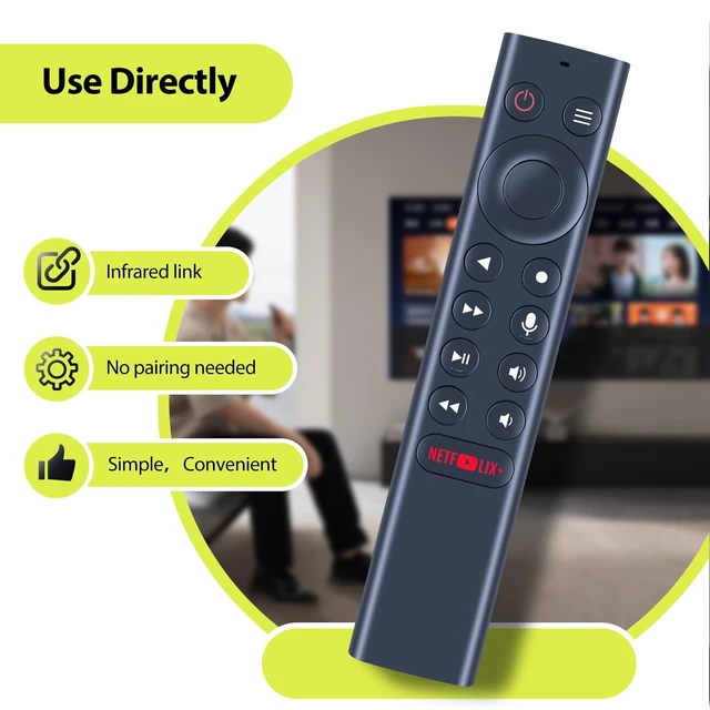 Alt view image 2 of 7 - P3700 Remote Control for NVIDIA Shield Android TV Pro for Shield TV 2015/2017/2019 Models, for Light Sensitivity