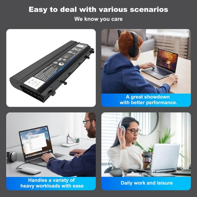 Alt view image 5 of 7 - 97Wh N5YH9 Laptop Battery Compatible with Dell Latitude E5440 E5540 Series 11.1V VVONF 0M7T5F 0K8HC 1N9C0 7W6K0 VV0NF F49WX NVWGM CXF66 WGCW6