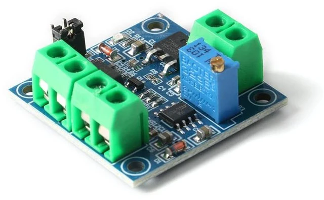 Alt view image 2 of 6 - 5Pcs PWM to Voltage Module 0%-100 PWM to 0-10V Voltage Signal Converter Voltage Converter Module for PWM Industrial Control