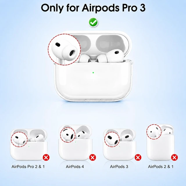 Alt view image 2 of 7 - Leather Case for AirPods Pro 3, Vintage Print, Snap Button, Metal Buckle(C) Premium Leather Protective Case Compatible with AirPods Pro 3 (2025 Release)