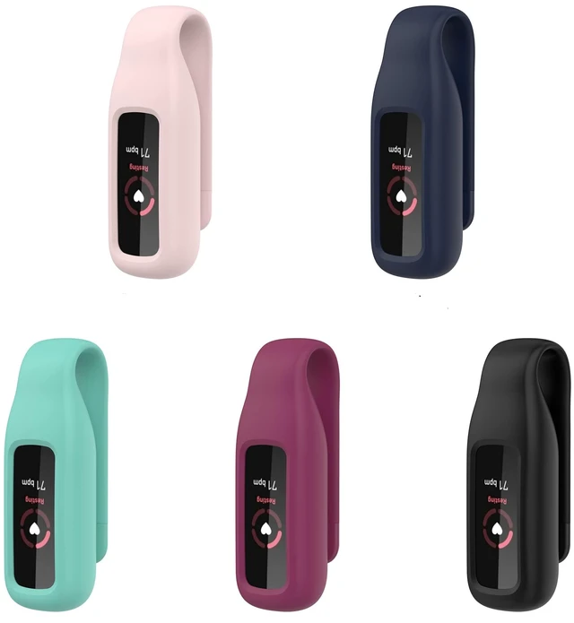 Main image of Clip for Fitbit Luxe Clip Holder Case Replacement Soft Silicone Strap Accessories for Luxe Clip Case Accessory (5Pack)