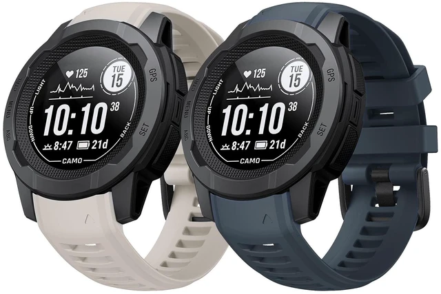 Main image of Band for Garmin Instinct 2 Watchband Instinct 2 Solar Wristband 22mm Soft Silicone Replacement Watch Strap Compatible with Instinct 2 Solar Tactical