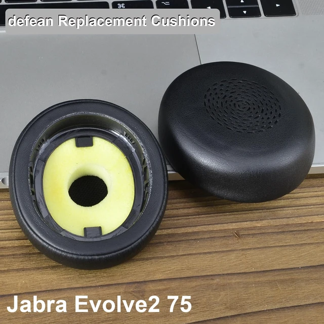 Alt view image 5 of 7 - Evolve2 75 Ear Pads - Replacement Ear Cushion Compatible with Jabra Evolve2 75 PC Wireless Headset (Ear Pads not fit Jabra Evolve 75 75+ 75 UC / 75 MS Headphone)