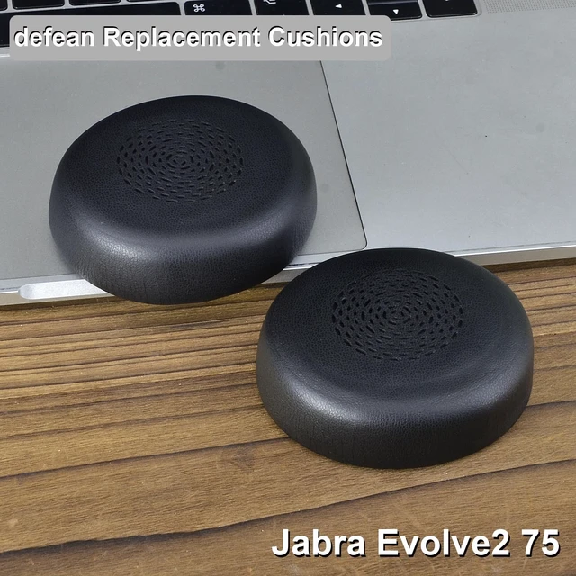 Alt view image 6 of 7 - Evolve2 75 Ear Pads - Replacement Ear Cushion Compatible with Jabra Evolve2 75 PC Wireless Headset (Ear Pads not fit Jabra Evolve 75 75+ 75 UC / 75 MS Headphone)