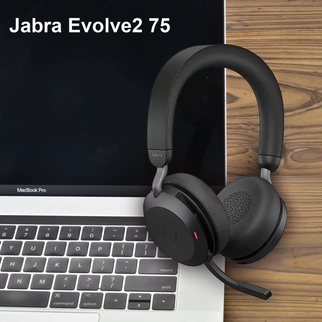 Alt view image 7 of 7 - Evolve2 75 Ear Pads - Replacement Ear Cushion Compatible with Jabra Evolve2 75 PC Wireless Headset (Ear Pads not fit Jabra Evolve 75 75+ 75 UC / 75 MS Headphone)