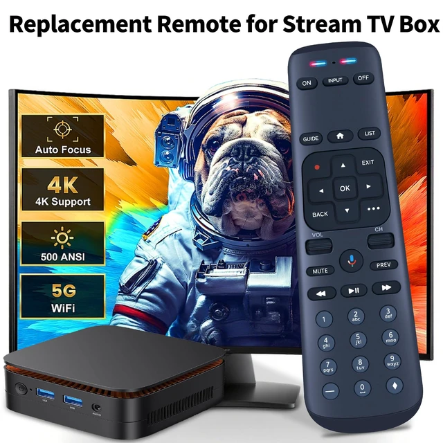 Alt view image 2 of 7 - Replacement Remote Control for DirecTV Stream AT&T TV Now RC82V 2nd Generation Gemini Stream Voice Recognition Fits for C71KW-200 & C71KW-400 Osprey Receiver(Requires Compatible Receiver)
