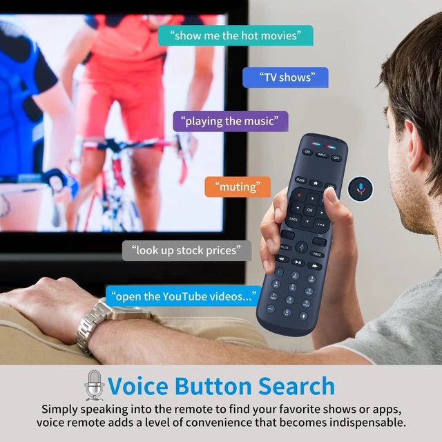 Alt view image 4 of 7 - Replacement Remote Control for DirecTV Stream AT&T TV Now RC82V 2nd Generation Gemini Stream Voice Recognition Fits for C71KW-200 & C71KW-400 Osprey Receiver(Requires Compatible Receiver)