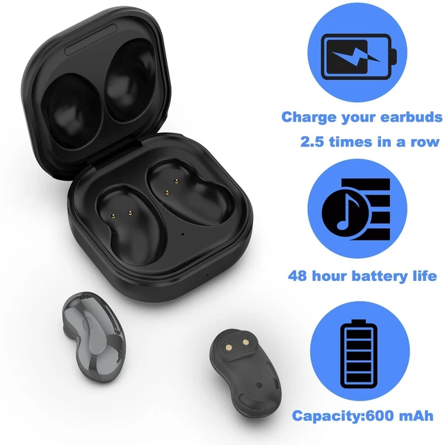Alt view image 2 of 7 - Charging Case Replacement Compatible with Galaxy Buds Live, Charger Case for Samsung Galaxy Buds Live SM-R180(Wired Charging Only, Earbuds not Included, Black Color)