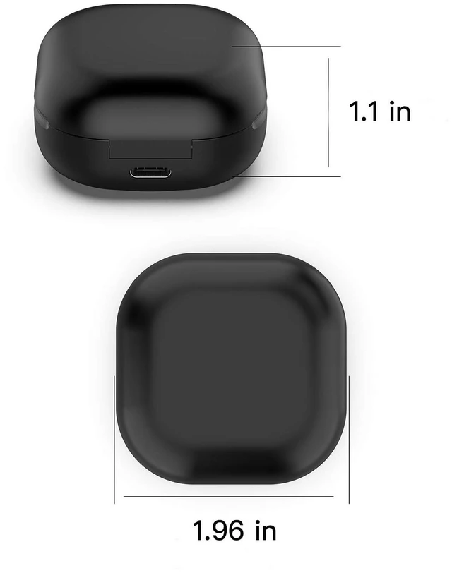 Alt view image 7 of 7 - Charging Case Replacement Compatible with Galaxy Buds Live, Charger Case for Samsung Galaxy Buds Live SM-R180(Wired Charging Only, Earbuds not Included, Black Color)