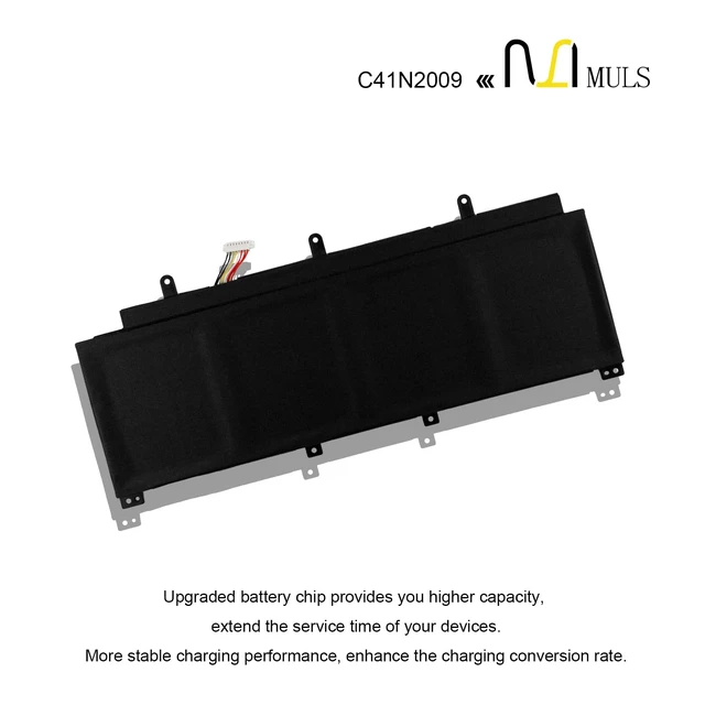 Alt view image 5 of 7 - C41N2009 Laptop Battery for Asus ROG Flow X13 GV301 GV301QC GV301QE GV301QH GV301RA GV301RC GV301RE PV301 PV301QH GV301QE-K5010T GV301RC-LJ078 Series 0B200-03850000 15.48V 62Wh with Tools