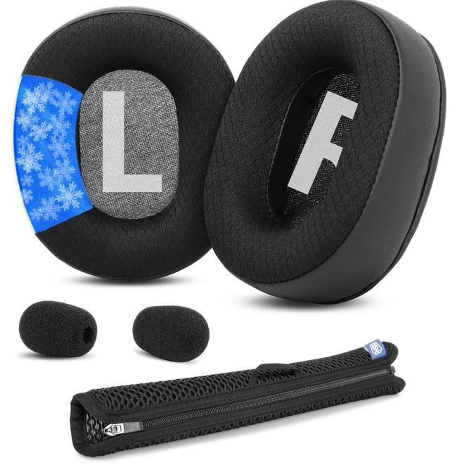 Main image of Cooling Gel Replacement Ear Pads Compatible with Turtle Beach Ear Force Stealth 700, 450, 420X, 600, 500P, PX3,PX5,X12,Ear Force XO Seven Gaming Headphones Headband Cushions Repair Parts