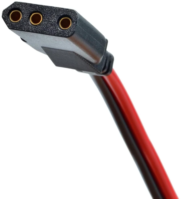 Alt view image 2 of 6 - 2-Wire 3 Pin CB Radio Power Cord, Stripped Ends 4.8 ft Fused Power Cable, Replacement For Cobra Galaxy Midland Uniden Stryker Connex CB Ham Radio
