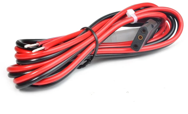 Alt view image 6 of 6 - 2-Wire 3 Pin CB Radio Power Cord, Stripped Ends 4.8 ft Fused Power Cable, Replacement For Cobra Galaxy Midland Uniden Stryker Connex CB Ham Radio