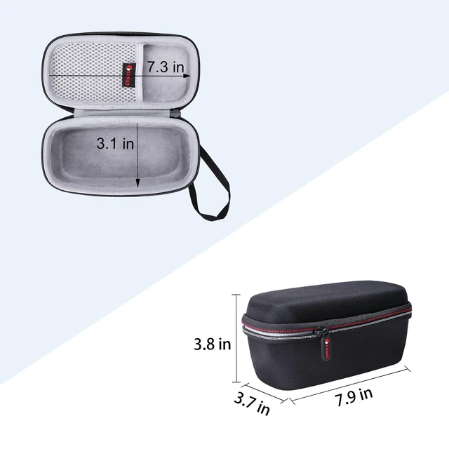 Alt view image 3 of 6 - Monocular EVA Hard Case for Telescope Within Size 7.9 x 3.7 x 3.8 Inches - Travel Protective Carrying Storage Bag (Sale Case Only)