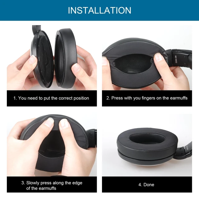 Alt view image 5 of 7 - Earpads for Sennheiser HD598/HD598 CS/HD598 SE/HD598 SR/HD518/HD558 Headphones, Cooling Gel Ear Pads Cushions Replacement for HD595/HD599/HD569/HD579/HD560S Headset (Cooling-Gel)