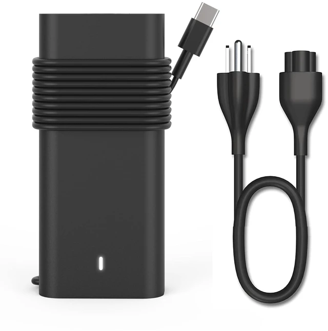 Main image of New Slim 65W USB C Laptop Charger Replacement for Dell Latitude XPS Chromebook Charger Fast Charging Type C Travel Laptop Power Adapter