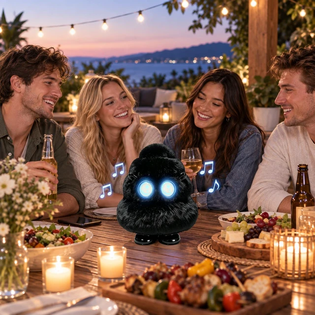 Alt view image 4 of 7 - Christmas Tree Plush Bluetooth Speaker With LED,15W Speaker with Deep Bass Up to 10H Playtime with TWS Pairing, Gift for Valentine's Day, Teacher's Day, Christmas, Birthday