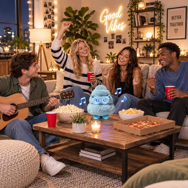 Alt view image 5 of 7 - Christmas Tree Plush Bluetooth Speaker With LED,15W Speaker with Deep Bass Up to 10H Playtime with TWS Pairing, Gift for Valentine's Day, Teacher's Day, Christmas, Birthday