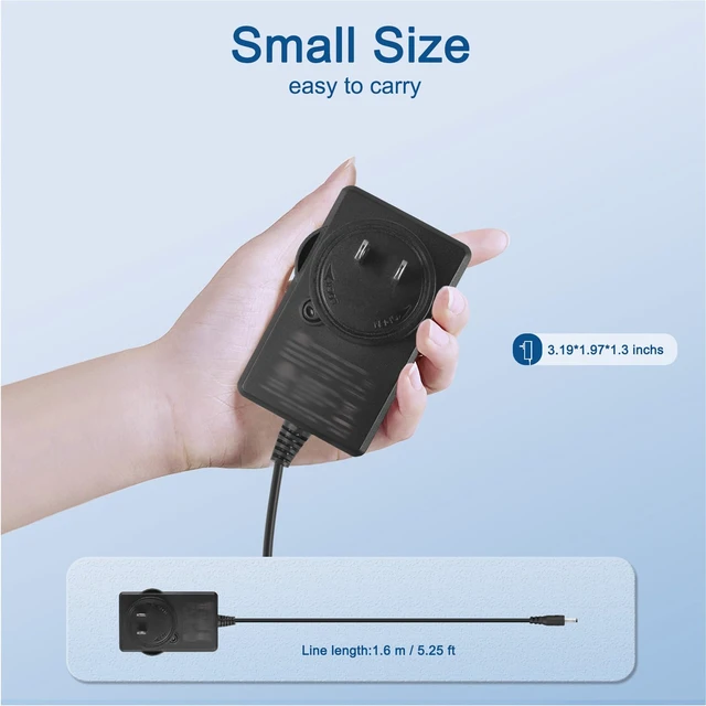 Alt view image 4 of 7 - 12V 3A 2A Charger Compatible with BMAX MaxBook X15 S15 S13 S13a Y14 Y13 X14 Pro TECLAST F15 F15S F7S F7 F6S F6 X16 X6 X4 X11 M16 pro Plus 2 3 BMax SGIN OTVOC Power Cord 3.5 * 1.35mm