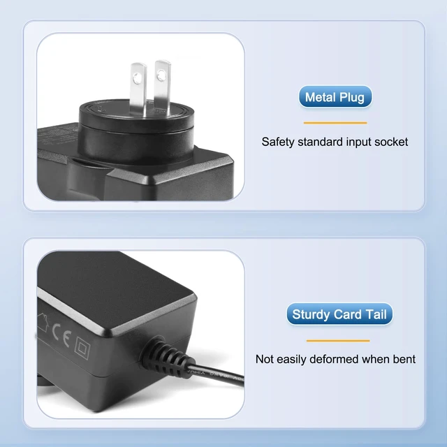 Alt view image 7 of 7 - 12V 3A 2A Charger Compatible with BMAX MaxBook X15 S15 S13 S13a Y14 Y13 X14 Pro TECLAST F15 F15S F7S F7 F6S F6 X16 X6 X4 X11 M16 pro Plus 2 3 BMax SGIN OTVOC Power Cord 3.5 * 1.35mm