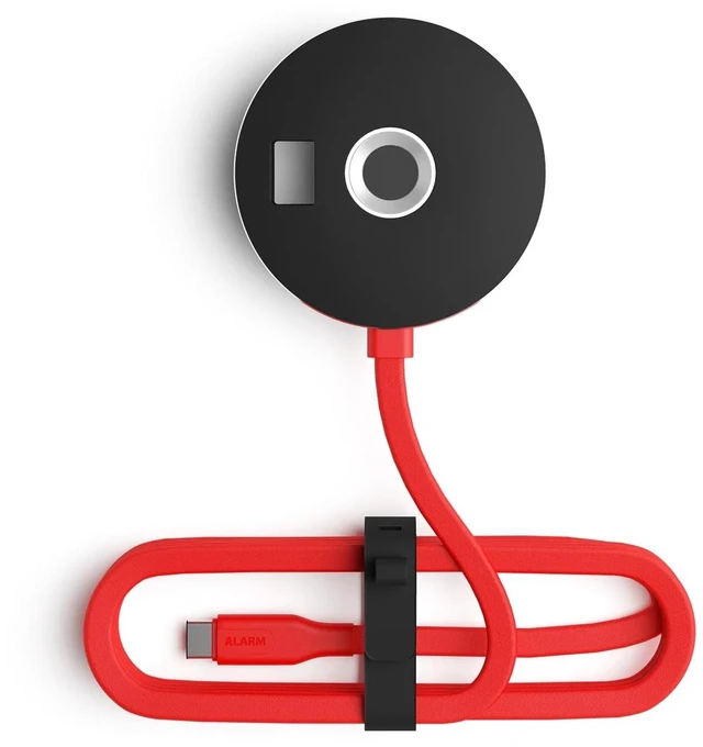 Main image of AlarmID Security Tamper Alarm for Laptops, Bags, Luggage, and USB-C Devices 100 Decibel Siren 2m Cable Anti-Theft For Travel, Home, School and Work