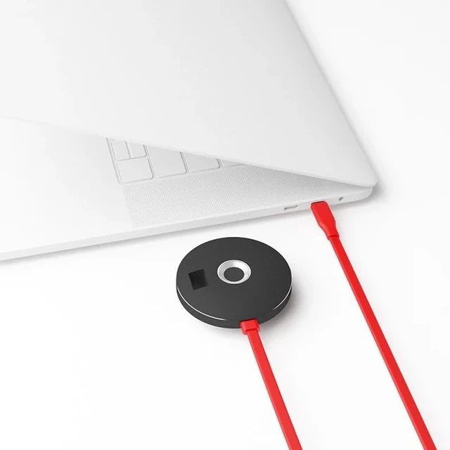 Alt view image 2 of 7 - AlarmID Security Tamper Alarm for Laptops, Bags, Luggage, and USB-C Devices 100 Decibel Siren 2m Cable Anti-Theft For Travel, Home, School and Work