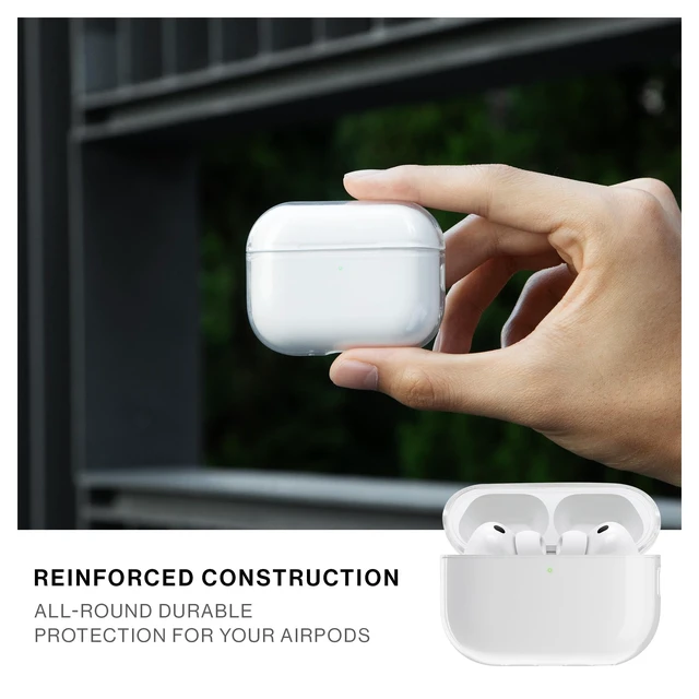 Alt view image 5 of 7 - (Re) Clear Case for AirPods Pro 3nd Gen 100% Recycled Supports Wireless Charging Compatible with AirPods Pro 3rd Gen Cutout for Lanyard Loop