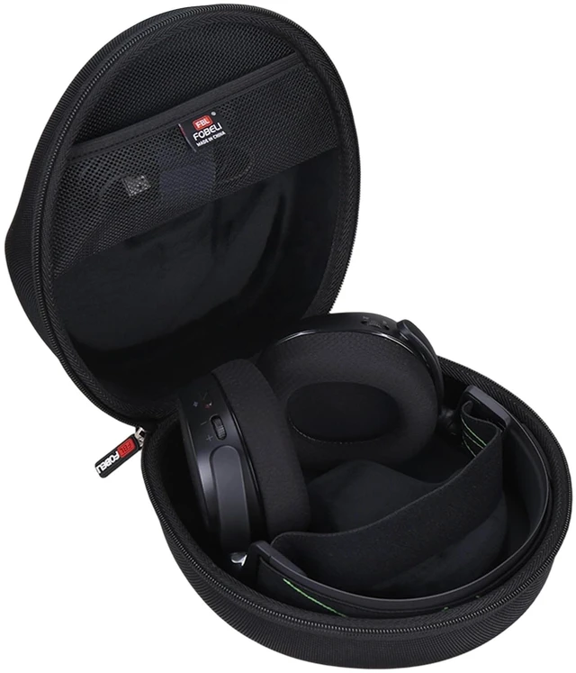 Main image of Case for SteelSeries Arctis Nova/Razer/Logitech Gaming Headset Fit for SteelSeries Arctis Nova 5 5X 5P 7 7+ 7X 7P 1 3 5 9 9X PRO/Razer Kaira X/Logitech G733, Waterproof & Shockproof, Black
