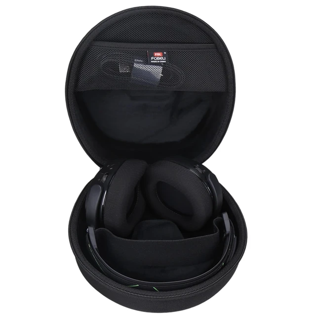 Alt view image 2 of 7 - Case for SteelSeries Arctis Nova/Razer/Logitech Gaming Headset Fit for SteelSeries Arctis Nova 5 5X 5P 7 7+ 7X 7P 1 3 5 9 9X PRO/Razer Kaira X/Logitech G733, Waterproof & Shockproof, Black