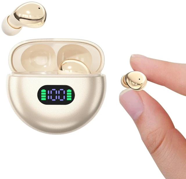 Main image of Skin Tone Wireless Invisible in Ear Earbuds Mini Headphones Discreet Hidden Bluetooth Earphones Ear Buds for Work Sleeping on Side Small Ears Canal Women Sleep Tiny Smallest Earbuds for Side Sleepers
